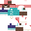 Minecraft skin texture, 64x64 pixels