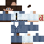 Minecraft skin texture, 64x64 pixels