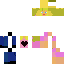 Minecraft skin texture, 64x64 pixels