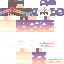 Minecraft skin texture, 64x64 pixels