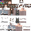 Minecraft skin texture, 64x64 pixels