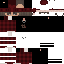 Black Minecraft skin texture, 64x64 pixels