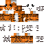 Minecraft skin texture, 64x64 pixels