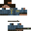 Minecraft skin texture, 64x64 pixels