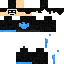 Minecraft skin texture, 64x64 pixels