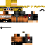 Minecraft skin texture, 64x64 pixels