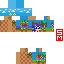 Minecraft skin texture, 64x64 pixels