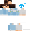 Minecraft skin texture, 64x64 pixels