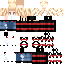 Minecraft skin texture, 64x64 pixels