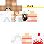 Minecraft skin texture, 64x64 pixels