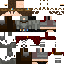 Minecraft skin texture, 64x64 pixels