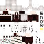 Minecraft skin texture, 64x64 pixels