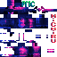 Minecraft skin texture, 64x64 pixels