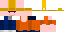Minecraft skin texture, 64x32 legacy pixels