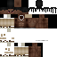 Minecraft skin texture, 64x64 pixels