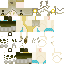 Minecraft skin texture, 64x64 pixels