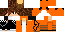 Minecraft skin texture, 64x32 legacy pixels