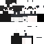 White gray Minecraft skin texture, 64x64 pixels
