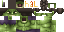Minecraft skin texture, 64x32 legacy pixels