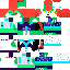 Minecraft skin texture, 64x64 pixels