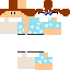 Minecraft skin texture, 64x64 pixels