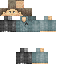 Minecraft skin texture, 64x64 pixels
