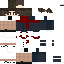 Minecraft skin texture, 64x64 pixels