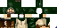 Minecraft skin texture, 64x32 legacy pixels