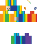 Minecraft skin texture, 64x64 pixels