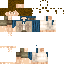 Minecraft skin texture, 64x64 pixels