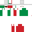 Minecraft skin texture, 64x64 pixels