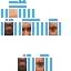 Minecraft skin texture, 64x64 pixels