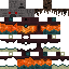 Minecraft skin texture, 64x64 pixels
