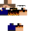 Minecraft skin texture, 64x64 pixels