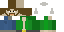 Minecraft skin texture, 64x32 legacy pixels