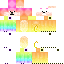 Minecraft skin texture, 64x64 pixels