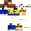 Minecraft skin texture, 64x64 pixels
