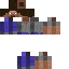 Minecraft skin texture, 64x64 pixels