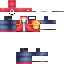 Minecraft skin texture, 64x64 pixels