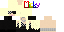 Minecraft skin texture, 64x32 legacy pixels