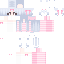Minecraft skin texture, 64x64 pixels