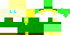Minecraft skin texture, 64x32 legacy pixels