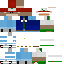 Minecraft skin texture, 64x64 pixels