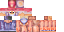 Minecraft skin texture, 64x32 legacy pixels
