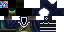 Minecraft skin texture, 64x32 legacy pixels