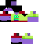 Minecraft skin texture, 64x64 pixels