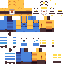 Minecraft skin texture, 64x64 pixels
