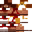 Minecraft skin texture, 64x64 pixels