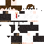 Minecraft skin texture, 64x64 pixels