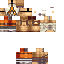 Minecraft skin texture, 64x64 pixels